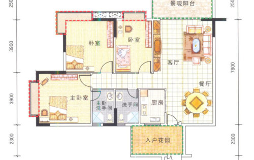 首付4万起，享2-3房(图4)