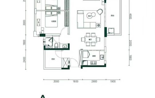 户型图，仅供参考(图1)