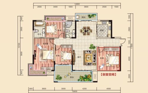 户型方正实用！欢迎大家咨询！(图1)