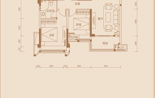 110-126m2  三房至四房     新中式园林大境(图2)