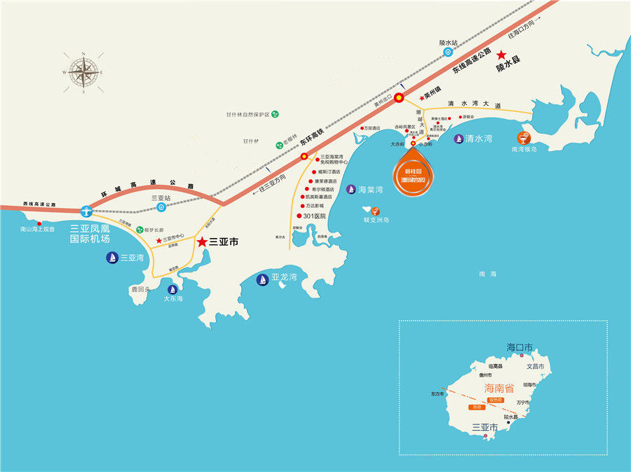 交通图碧桂园珊瑚宫殿别墅-交通图