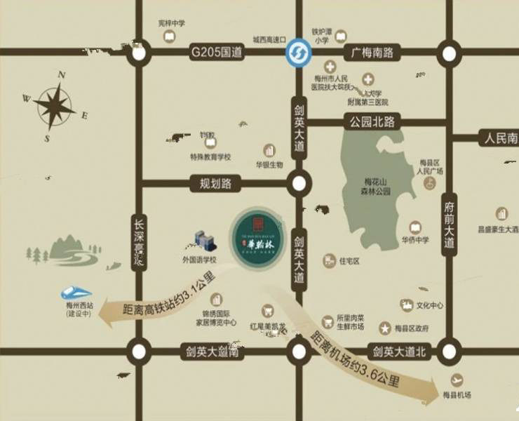 交通图铁汉生态城-4-交通图